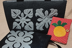 グラデーショントート、持ち手付きポーチ、カードケース